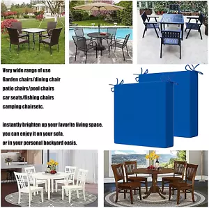 Kitchen Chair Cushions Set of 4 Garden Patio Seat Cushions 16"X16"X2"Square P... - Picture 1 of 1