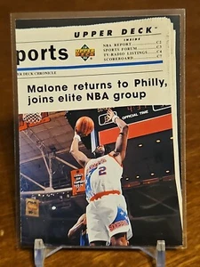 1993-94 Upper Deck Special Edition #218 Moses Malone Philadelphia 76ers - Picture 1 of 2