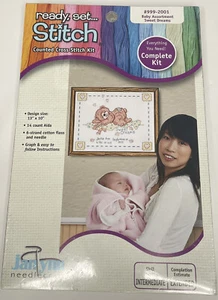 Janlynn "Surtido Bebé - Dulces Sueños" Kit Punto de Cruz Contado Sin Abrir - NUEVO - Imagen 1 de 4