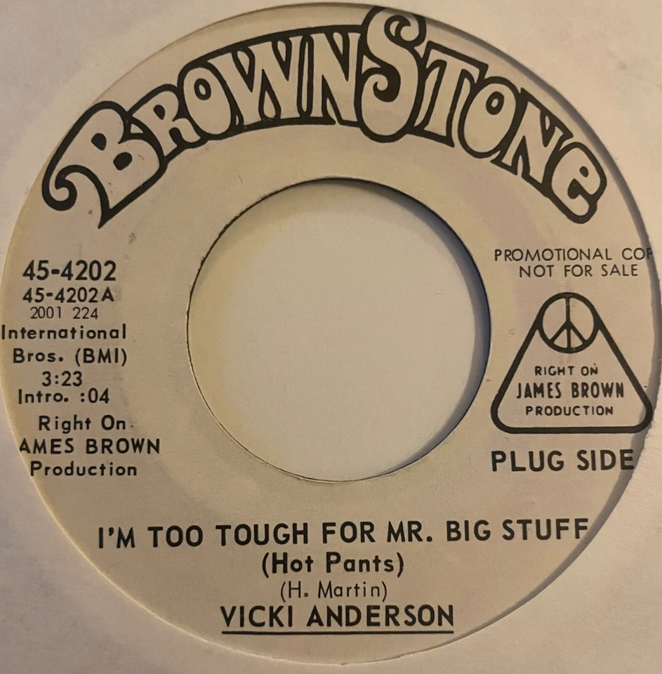 Vicki Anderson - I'm Too Tough For Mr. Big Stuff. Funk 45. - Image 1 of 1