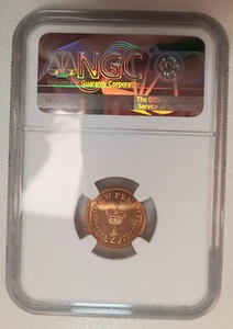 1972 UK, GREAT BRITAIN, HALF PENNY. NGC PF 69 RD, FINEST KNOWN - Picture 1 of 2