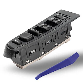 Power Window Switch Front Driver Side & Bezel for 2003-2007 Chevrolet Silverado Foto 1 de 4
