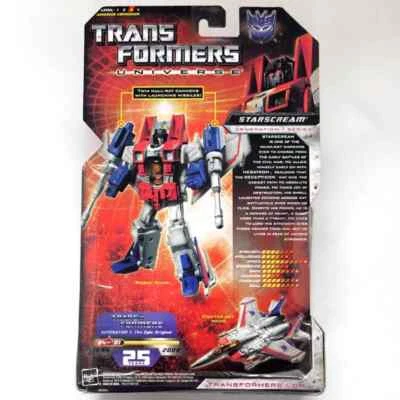 Transformers Universe Starscream Deluxe Class Action Figure Hasbro 25th G1 - Image 1 of 4