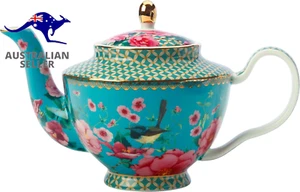 Teas and C'S Silk Road Teapot with Infuser 500ML Aqua Gift Boxed | Porcelain | - Picture 1 of 12
