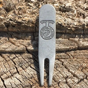 Vintage USMC Pendleton Marine Memorial Golf Course Golfing Divot Repair Tool USA - Picture 1 of 11