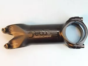 Deda Trentacinque 35 N Negro - 10 cm Manillar Bicicleta Vástago - Nuevo de lote antiguo - Imagen 1 de 5