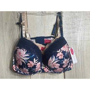 Isaac Mizrahi 2 Pack Underwire Bras Floral Nude Size 42d Style #I M 34056nnX - Picture 1 of 12