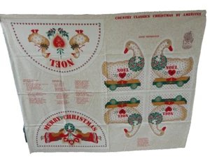 Country Classic Christmas de Ameritex PIEZA CENTRAL DE GANSO Y ALMOHADAS Animales - Imagen 1 de 4