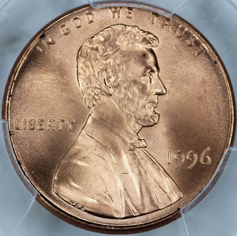 1996 PCGS MS67RD Lincoln Cent 44389280 Cover