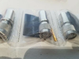5 piezas conector de engarce coaxial RF TNC macho para adaptarse a RG213 - Imagen 1 de 4