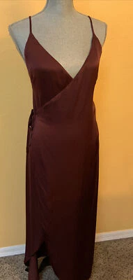 joven roto fabuloso damas maxi vestido largo talla mediana Foto 1 de 4