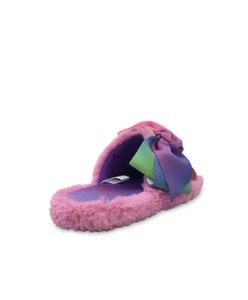 Nickelodeon Jojo Siwa Girls Size 13-1 Star Swirl Scuff Slipper New with Tags - Picture 1 of 6