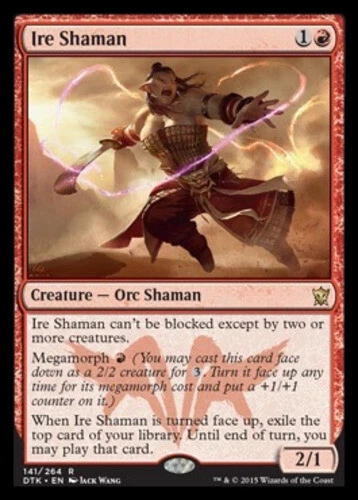 Ire Shaman - Foil ~ Moderately Played Dragons of Tarkir MTG Magic UltimateMTG Re - Image 1 of 1