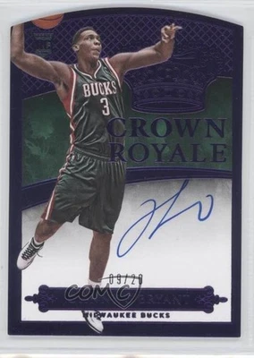 2014-15 Panini Preferred Crown Royale Purple /20 Johnny O'Bryant Rookie Auto RC - Image 1 of 2