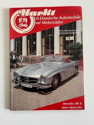 Oldtimer Markt 10/1984 - Mercedes 300 SL, Imme Motorräder - Bild 1 von 3