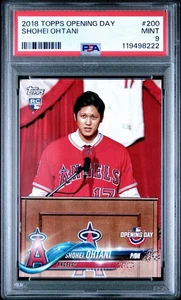 Shohei Ohtani RC 2018 Topps Opening Day #200 Rookie RC ๐ PSA 9 MINT ๐ฅ MVP ๐ - Picture 1 of 3