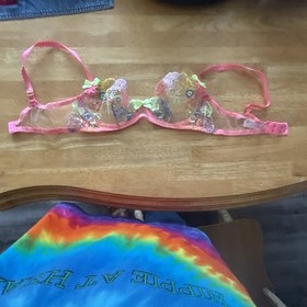 Agent Provocateur L'Agent Embroidered Floral Underwire Bra 34C E482