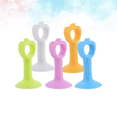  10 stücke Silikon Tür Stopper Saug Griff Knopf Anti-Kollision Türklinke - Bild 1 von 4