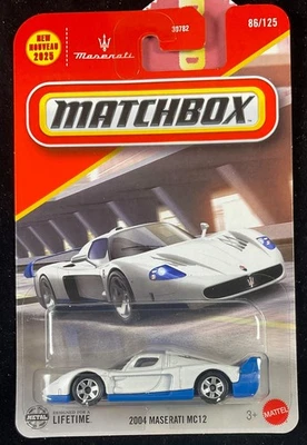 MASERATI MC12 Exotic Supercar Matchbox - 2025  SERIES - White 2004, Nice Details - Image 1 of 4