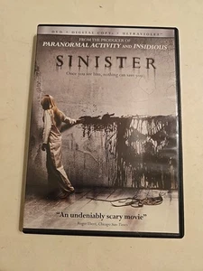 Sinister DVD Digital Copy Ultraviolet Ethan Hawk Scary Horror Pre-owned - Picture 1 of 9