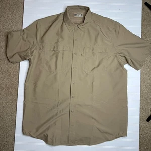 Camicia Duluth Trading con bottoni traspirante abbronzatura prese d'aria outdoor uomo XL alta - Foto 1 di 6