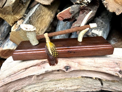 6" Antler Stag Pipe / with screens  E 1 - Image 1 of 4