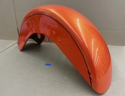 Harley-Davidson Heritage Softail 2012 guardabarros delantero Tequila Sunrise naranja fabricante de equipos originales Foto 1 de 4