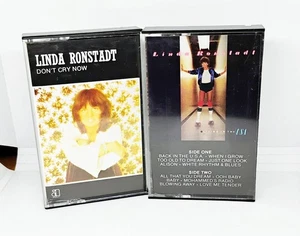 Linda Ronstadt - Don't Cry Now/Living In The USA - Tested Audio Cassette Tapes - Picture 1 of 2