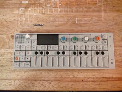 Teenage Engineering OP-1 Portable Keyboard Synthesizer With Case And Decksaver  - Image 1 of 4