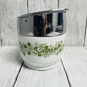 Pyrex Gemco Crazy Daisy Spring Blossom Sugar Dispenser Bowl Vintage - Picture 1 of 10
