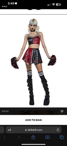 DOLLS KILL Harley Quinn Costume - Picture 1 of 2
