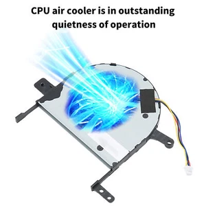 CPU Cooling Fan Air Cooler Radiator for ASUS Laptop PC S510U X510U S510UA F510U - Photo 1/12