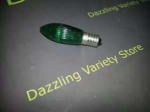 5 x E10 MES 3W 23V GREEN Coloured Fluted Candle Lamp Light Bulb Job Lot #31 - Picture 1 of 1