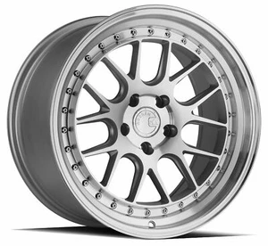 One 19x9.5 Aodhan DS06 5x114.3 +22 Silver w/Machined Face Wheel - Picture 1 of 3