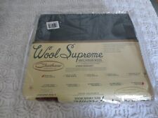 NIP Chatham HUNTER GREEN WOOL SUPREME 100% Wool TWIN BLANKET - #2 of 2