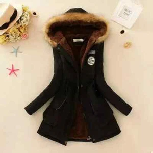 2024 New Autumn Winter Women Cotton Jacket Padded Casual Slim Coat Emboridery - Picture 1 of 38