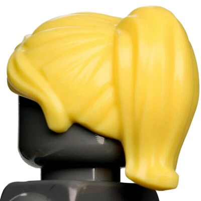 NUEVO LEGO - Figura de pelo - Mujer - Cola de caballo barrida lateralmente amarillo brillante x1 -75948 Foto 1 de 2