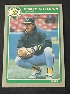 Actualización Fleer 1985 #U-119 Mickey Tettleton - Imagen 1 de 2