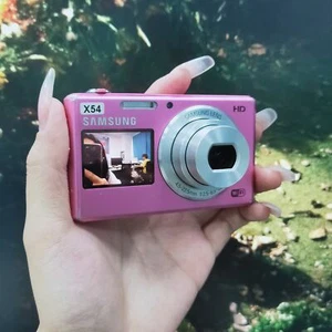 Samsung DV150F Digital Camera 16.2MP 5x optical zoom Dual LCD Screen Pink - Picture 1 of 8