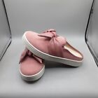 Spenco Barbados Mule Womens 55Wd Pink Blush Suede Bow