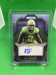 D.J. Johnson 2023 Panini Prizm Draft Picks  Auto