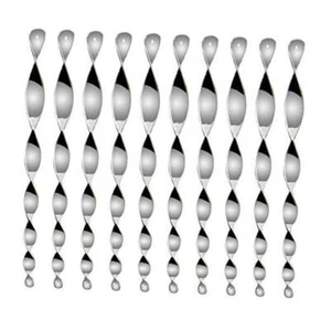 30 PACK Bird Repellent Reflective Scare Rods,Ornamental Spiral Deterrent - Picture 1 of 6