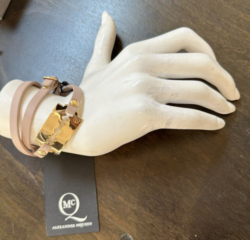Alexander McQueen Bracciale in pelle