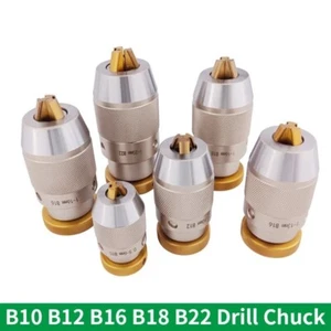 Metal Drill Collect Chuck Self Tighten Keyless Adapter Automatic Holder Machine - Picture 1 of 29