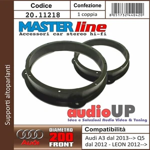 SUPPORTI ALTOPARLANTI DIAM. 200 mm SEAT LEON DA 2012 IN POI ADATTATORI ANTERIORI - Foto 1 di 2