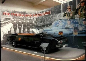 Postal coche Sachsenring P 240 descapotable REPRESENTANTE August Horch Museum Zwickau - Imagen 1 de 2