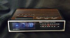 Vintage Cosmo Digital Clock Radio Corded Brown Black Tested Works