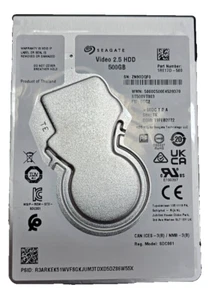Seagate Video 2.5 HDD 500 GB 5400 RPM 2.5" 1RE17D-500 ST500VT003 SMR Enterprise - Picture 1 of 1
