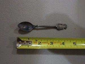 VINTAGE ANTIQUE RARE SOUVINER SPOON IOWA EAR CORN HUSK 16 AM 90 - Picture 1 of 5