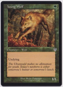 2025 Magic The Gathering Innistrad Remastered #425 Young Wolf RETRO FRAME C - Picture 1 of 1